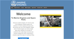 Desktop Screenshot of marineenginesandparts.com